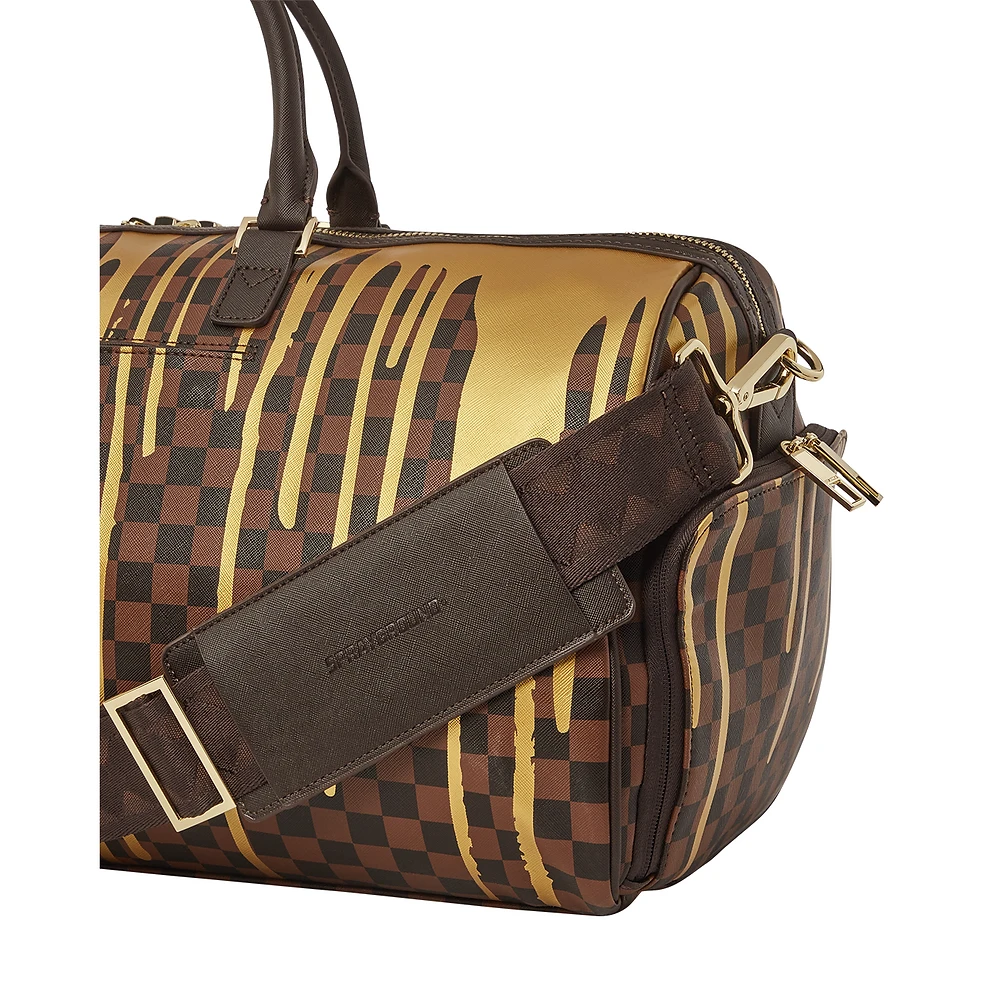 Sprayground Sharks In Paris Paint Drip Emperor Duffel 5 Sprayground Sharks In Paris Paint Drip Emperor Duffel - Image 5