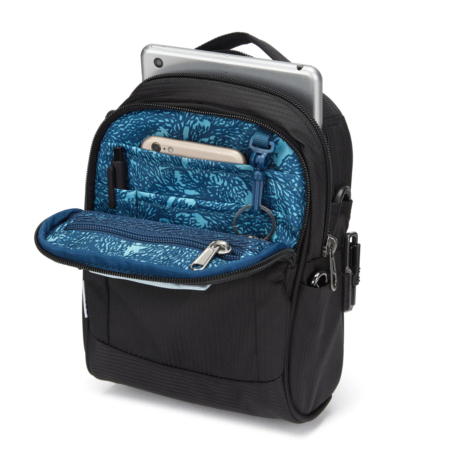 Pacsafe Metrosafe LS100 ECONYL Anti-Theft Crossbody Bag 9 Pacsafe Metrosafe LS100 ECONYL Anti-Theft Crossbody Bag - Image 9