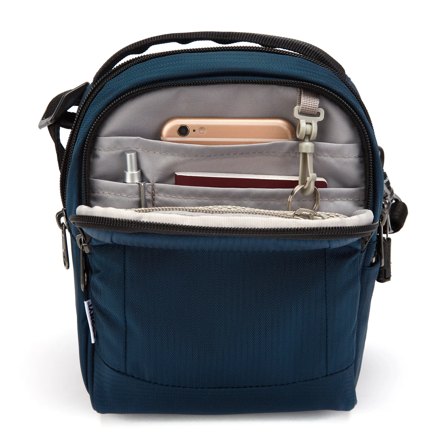 Pacsafe Metrosafe LS100 ECONYL Anti-Theft Crossbody Bag 2 Pacsafe Metrosafe LS100 ECONYL Anti-Theft Crossbody Bag - Image 2