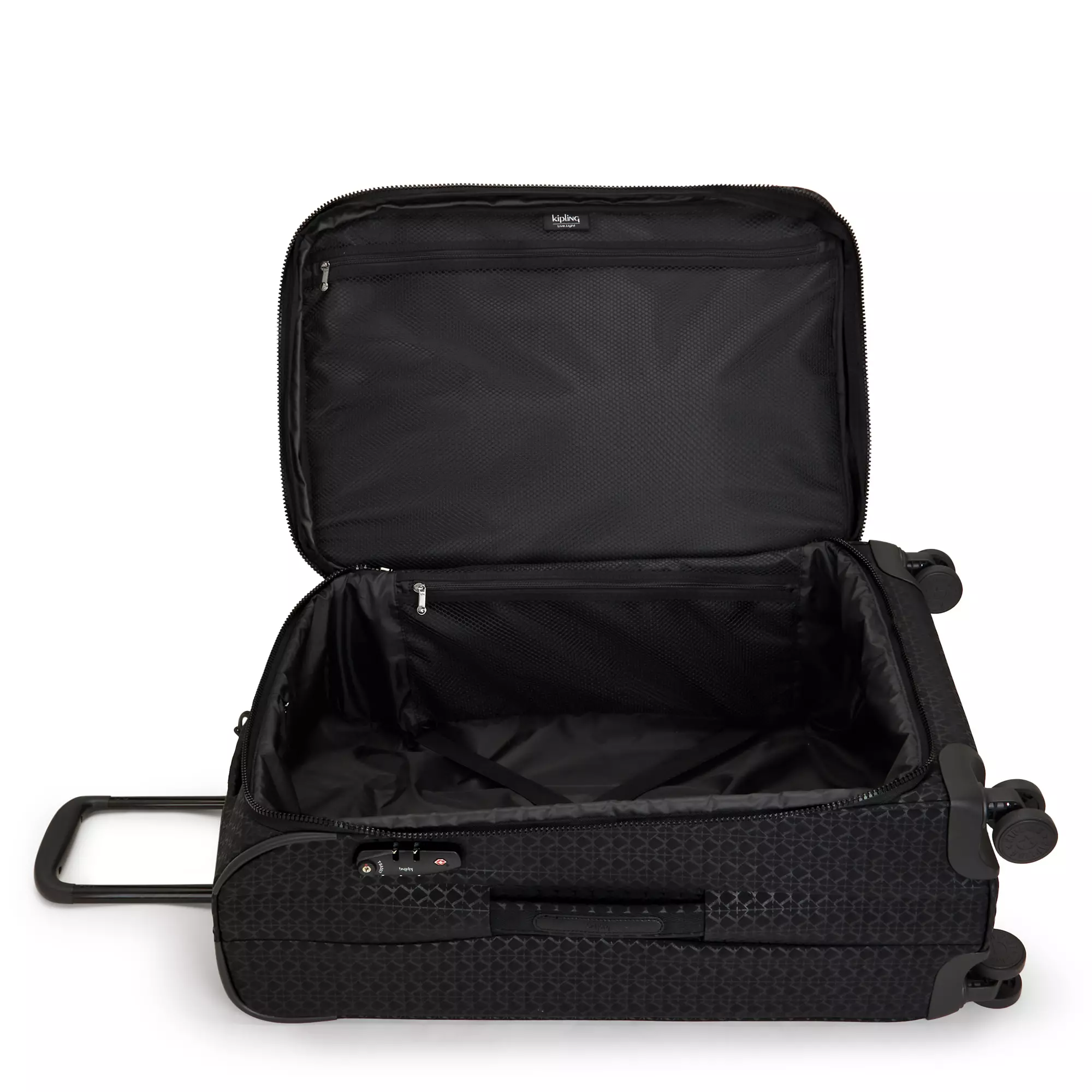 Kipling New Youri Spin Medium Printed 4 Wheeled Rolling Luggage 3 Kipling New Youri Spin Medium Printed 4 Wheeled Rolling Luggage - Image 3