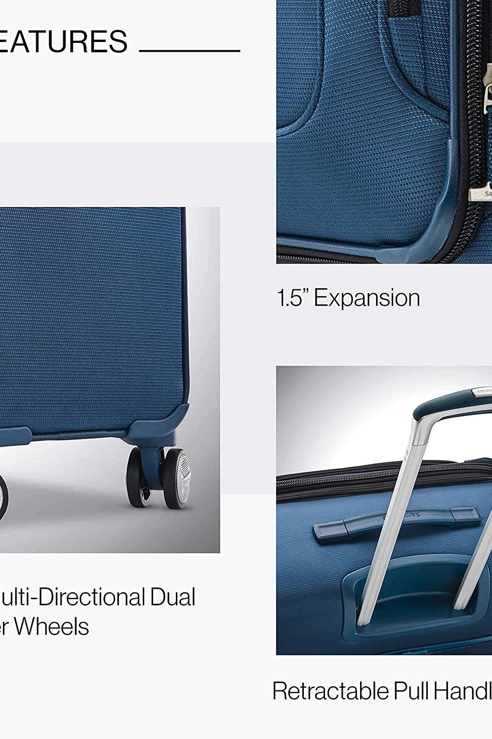 Samsonite Solyte DLX Carry On Expandable Spinner 5 Samsonite Solyte DLX Carry On Expandable Spinner - Image 5