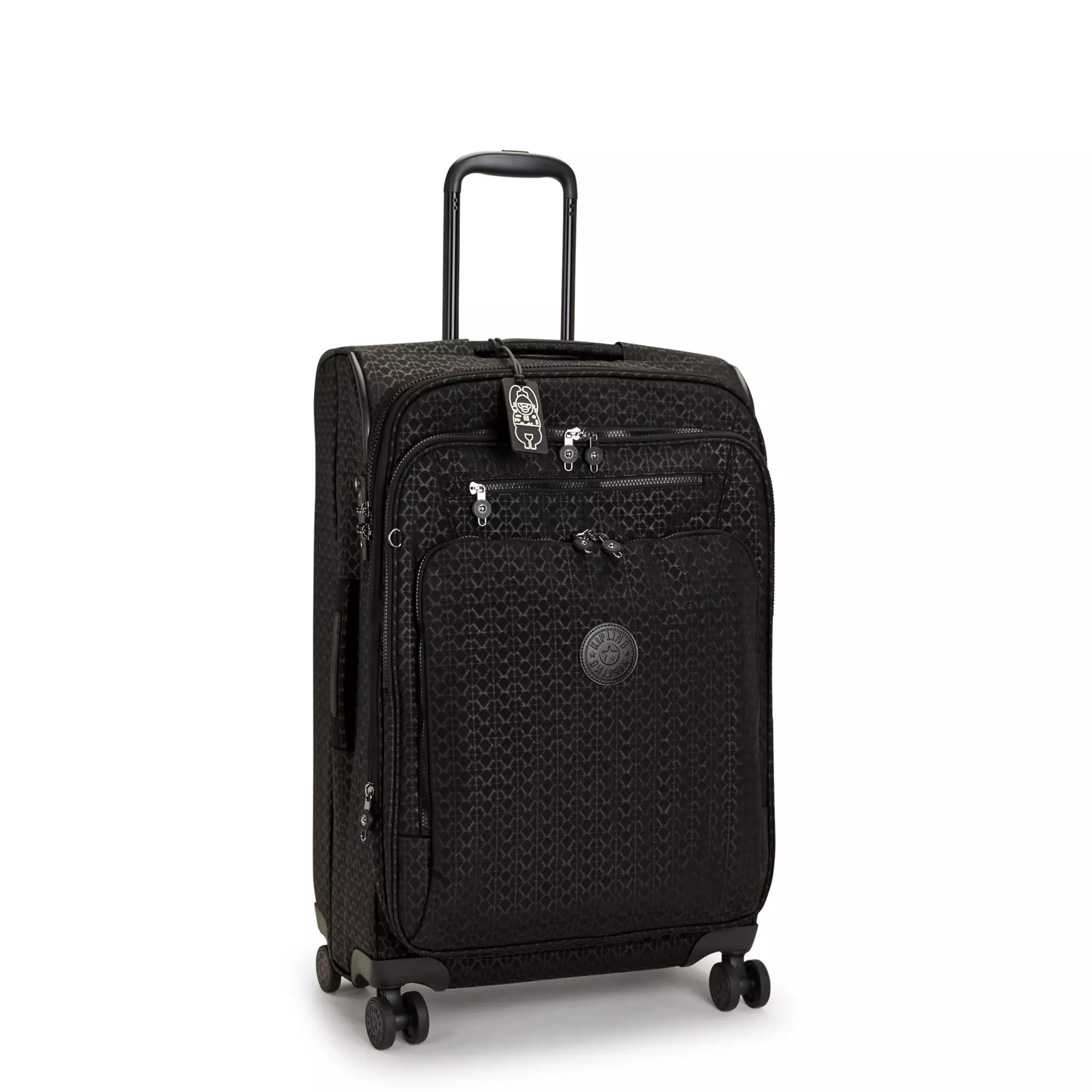 Kipling New Youri Spin Medium Printed 4 Wheeled Rolling Luggage 2 Kipling New Youri Spin Medium Printed 4 Wheeled Rolling Luggage - Image 2