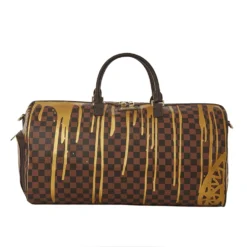 Sprayground Sharks In Paris Paint Drip Emperor Duffel