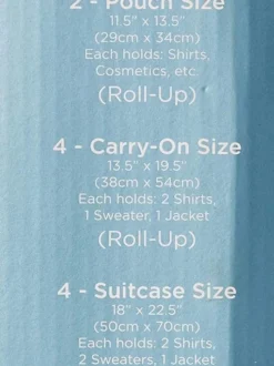 Samsonite 12 Pack Compression Bags -Samsonite || Osprey || Travelpro Sales Store 7cc935 b2118838e37f41bdb6aff091e7345700mv2