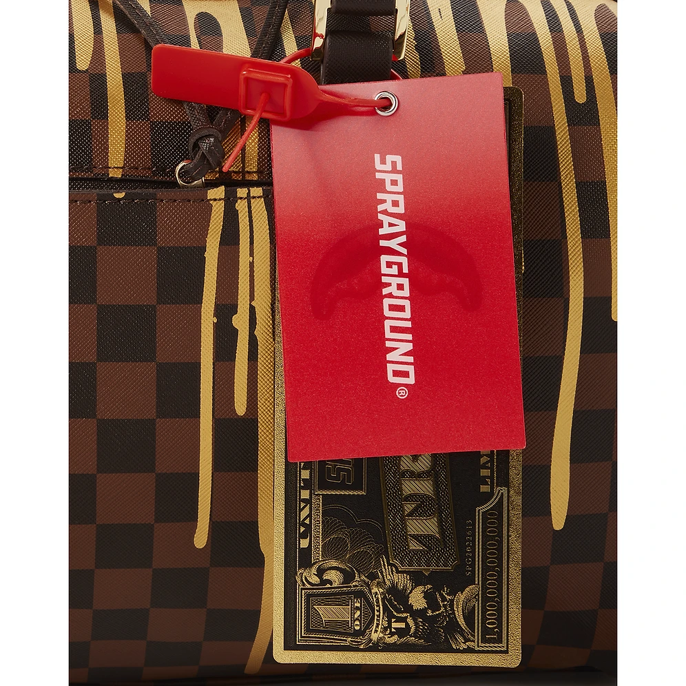 Sprayground Sharks In Paris Paint Drip Emperor Duffel 9 Sprayground Sharks In Paris Paint Drip Emperor Duffel - Image 9